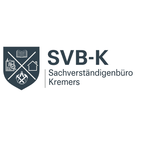 Logo des Sachverständigenbüros Kremers (SVB-K), unabhängiger Sachverständiger für Dach-, Wand- und Abdichtungstechnik Logo SVB-K – Sachverständigenbüro Kremers, Sachverständiger für Dachdeckerhandwerk